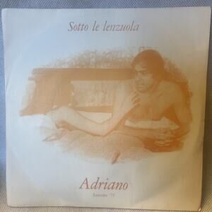 ADRIANO CELENTANO SOTTO LE LENZUOLA / IL FORESTIERO 1971 45 ITALY 7" ULTRASONIC